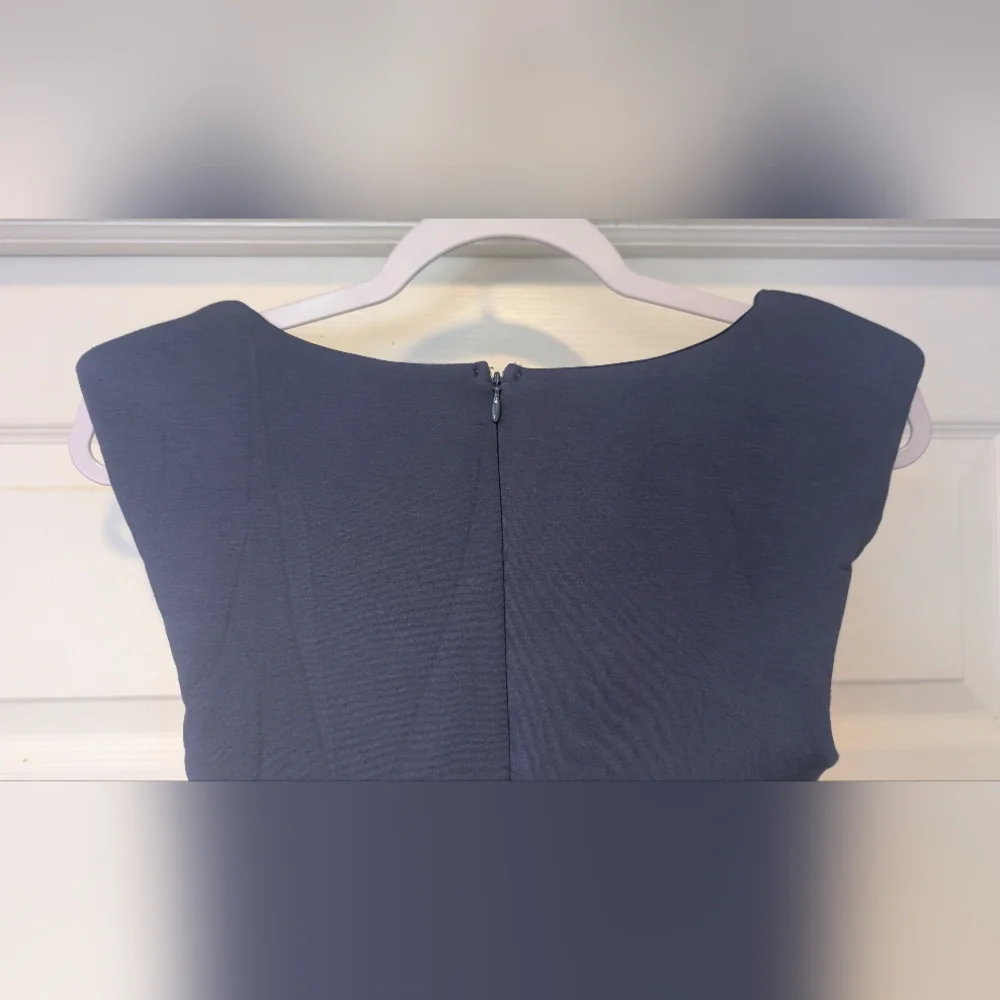 NEW! GUESS Womens Lenzing Ecovero Sleeveless Laurette Mini Dress Washed Out Navy - Picture 8 of 16